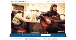 Desktop Screenshot of bethbombara.com